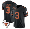 Custom #3 Black Football Shirt Top