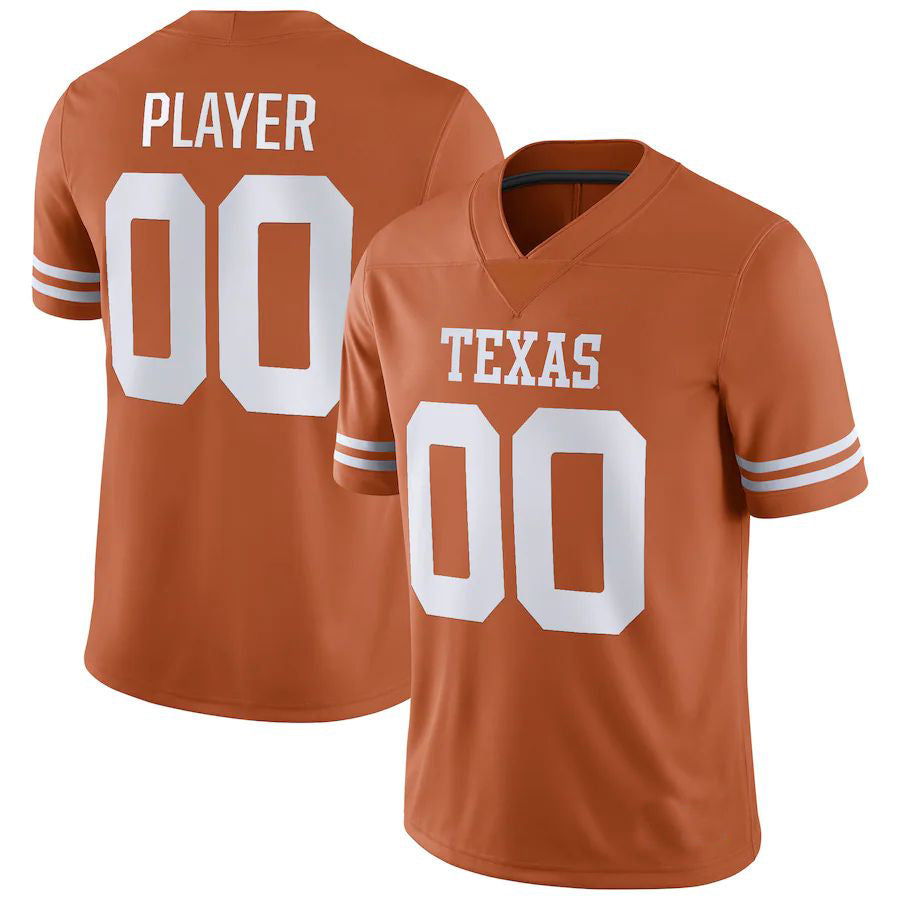 Custom Orange Football Shirt Top