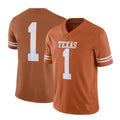 Custom #1 Orange College Shirt Top
