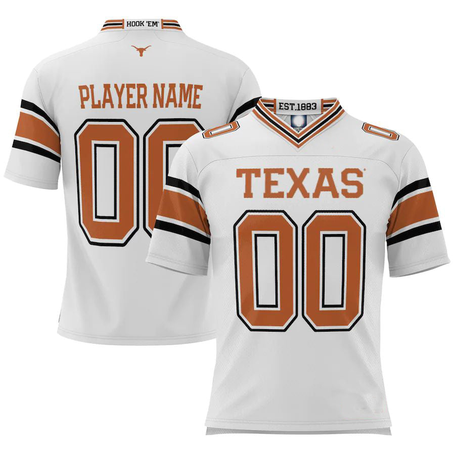 Custom White Football Shirt Top