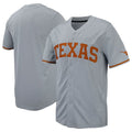 Custom Gray Baseball Shirt Top