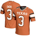Custom #3 Orange Football Shirt Top