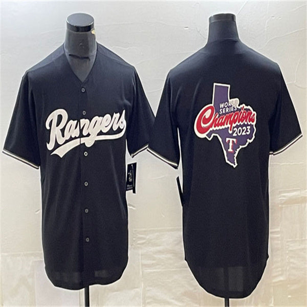 Custom Black 2023 World Series Champions LAD Baseball Shirt Top