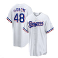 Custom #48 White TEX Baseball Shirt Top