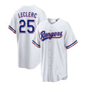 Custom #25 White TEX Baseball Shirt Top