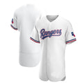 Custom White TEX Baseball Shirt Top