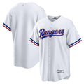 Custom White TEX Baseball Shirt Top