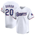 Custom #20 White TEX Baseball Shirt Top