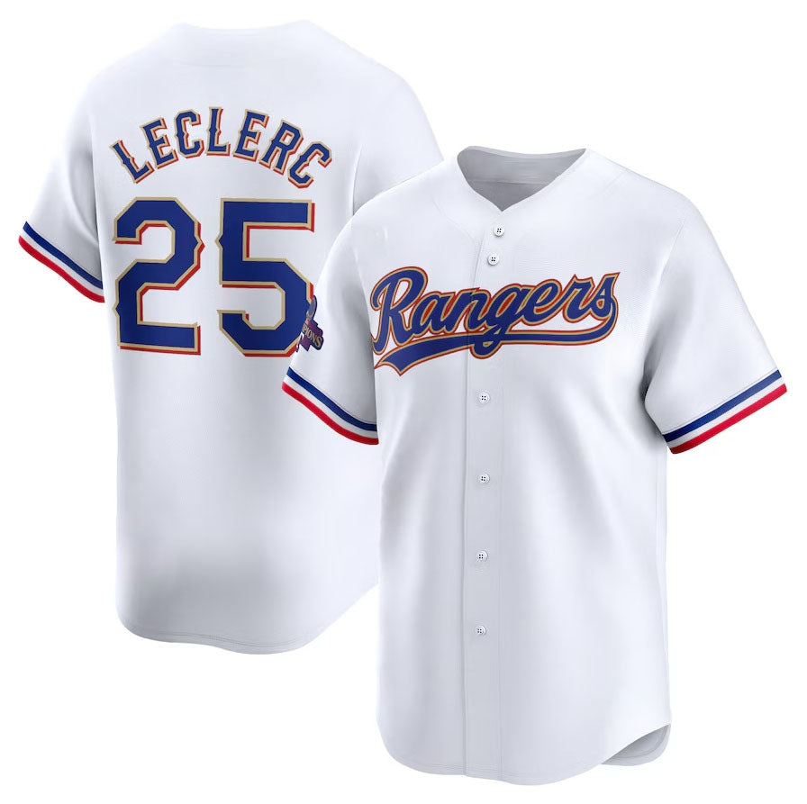 Custom #25 White 2024 TEX Baseball Shirt Top