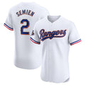 Custom #2 White 2024 TEX Baseball Shirt Top