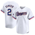 Custom #2 White 2024 TEX Baseball Shirt Top