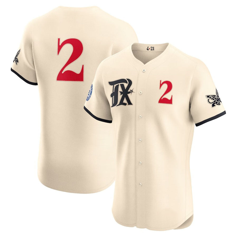 Custom #2 Cream City Connect TEX Baseball Shirt Top