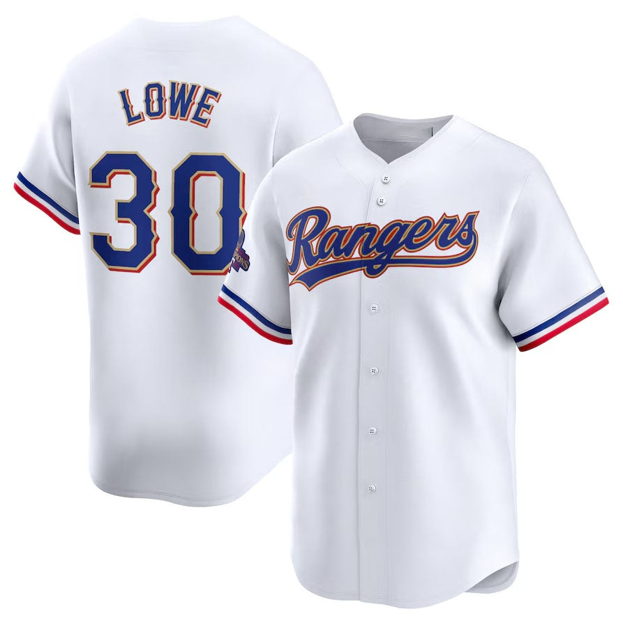 Custom #30 White 2024 TEX Baseball Shirt Top