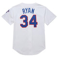 Custom #34 White 1993 TEX Baseball Shirt Top