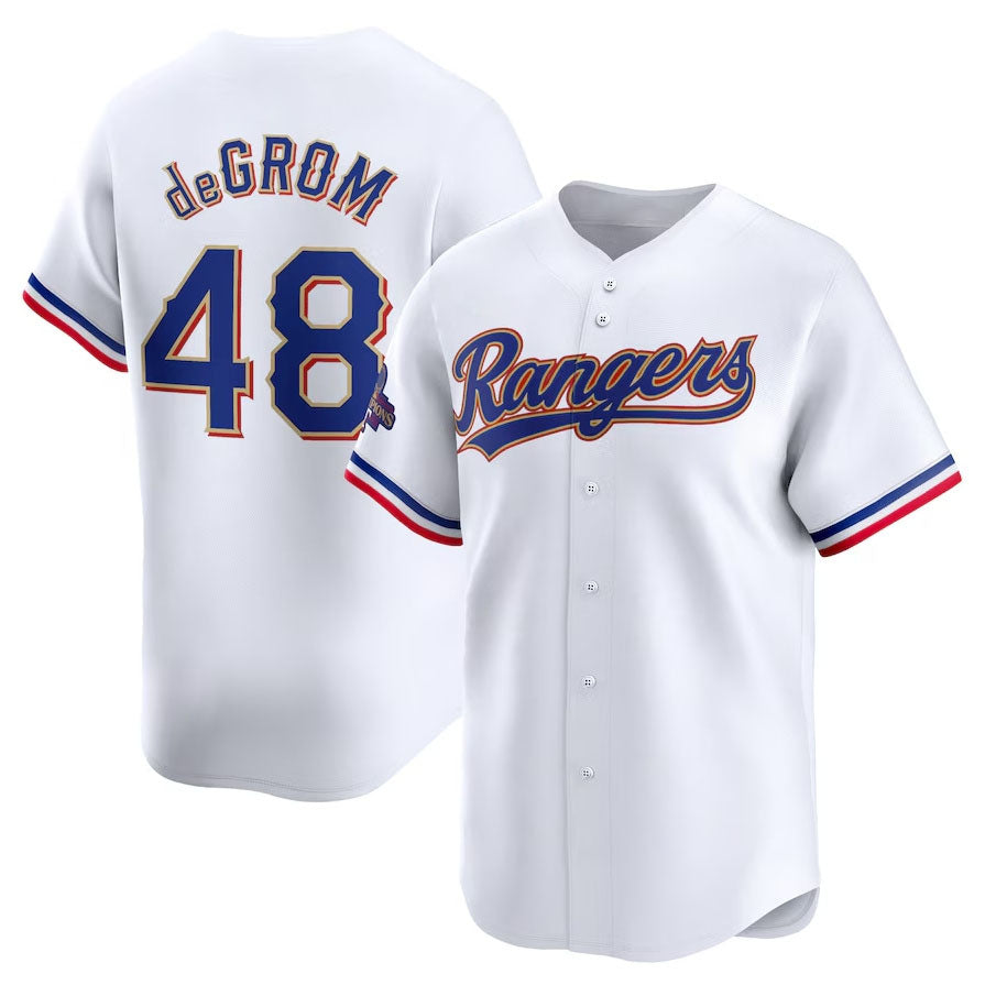 Custom #48 White 2024 TEX Baseball Shirt Top
