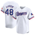 Custom #48 White TEX Baseball Shirt Top