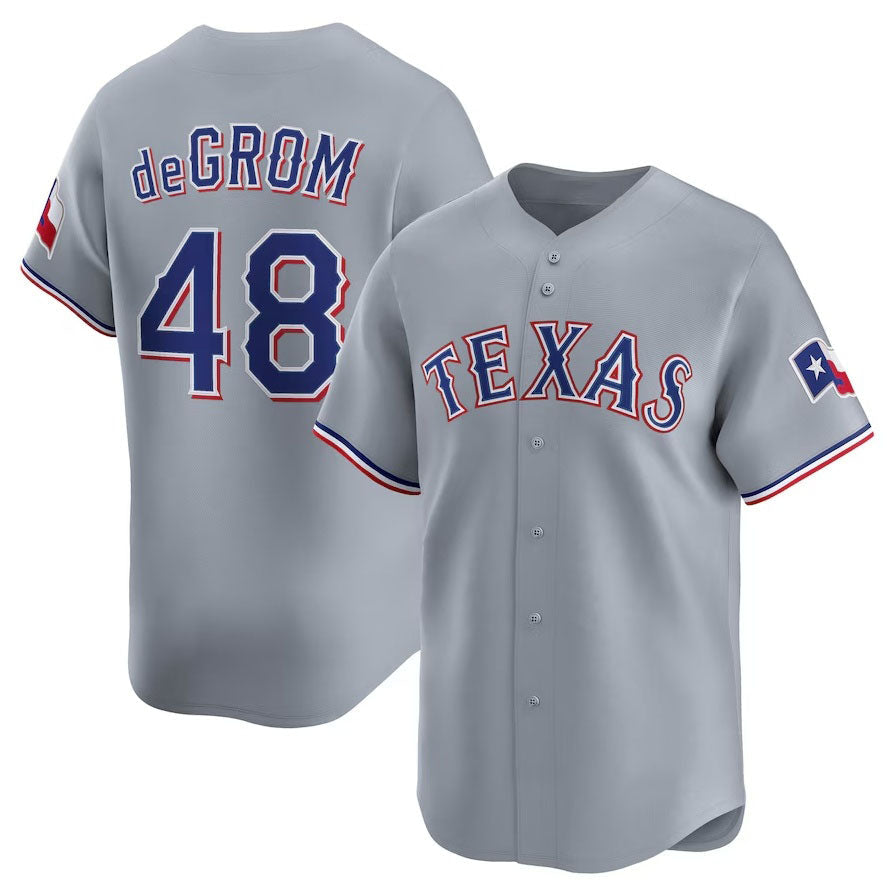 Custom #48 Gray TEX Baseball Shirt Top