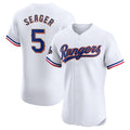 Custom #5 White 2024 TEX Baseball Shirt Top
