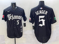 Custom #5 Black 2025 TEX Baseball Shirt Top