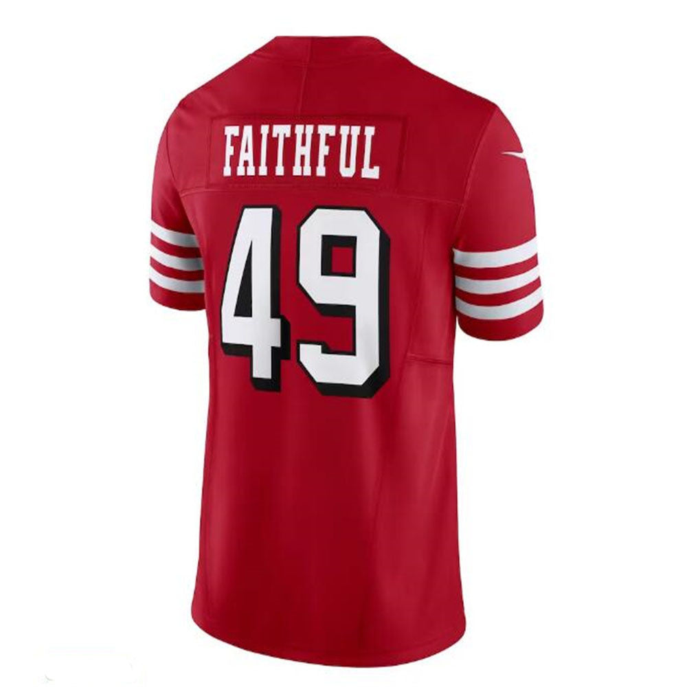 Custom #49 Scarlet SF Football Shirt Top