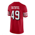 Custom #49 Scarlet SF Football Shirt Top
