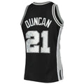 Custom #21 Black 1996 SAS Basketball Shirt Top