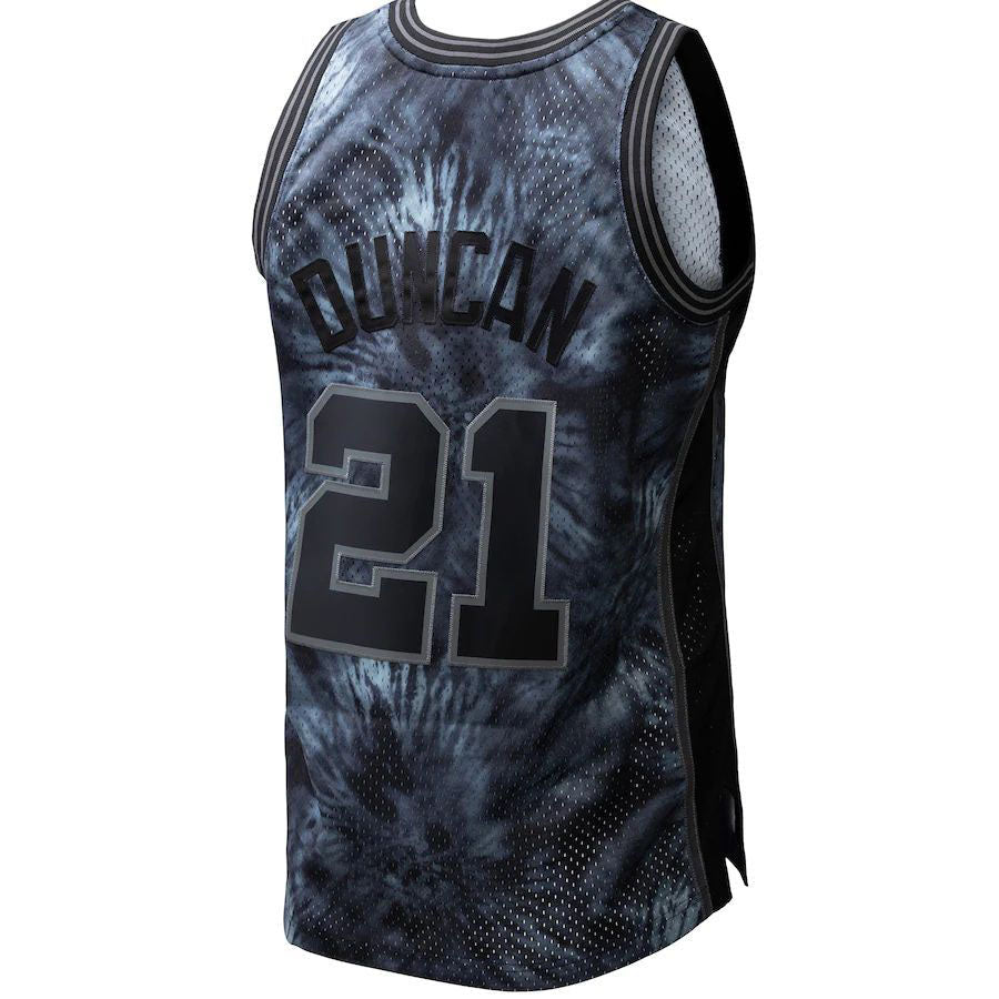Custom #21 Black 1998 SAS Basketball Shirt Top