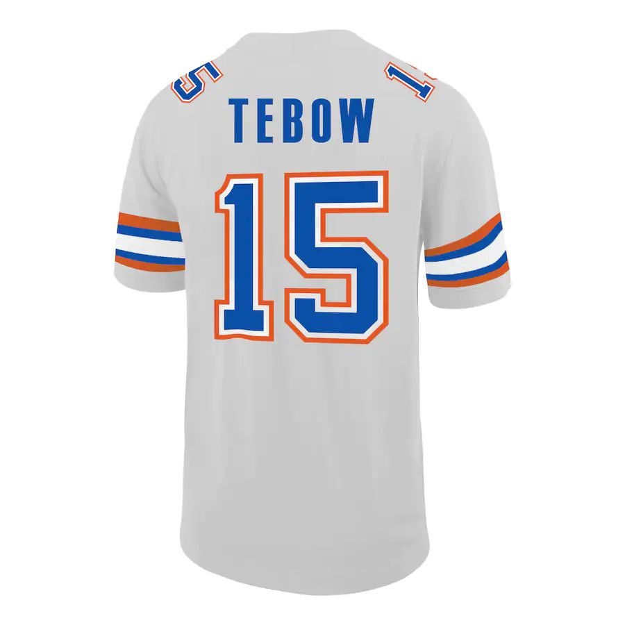 Custom #15 White College Shirt Top