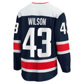 Custom #43 Navy 2020 WSH Hockey Shirt Top