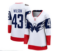 Custom #43 White 2023 WSH Hockey Shirt Top