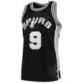 Custom #9 Black 2001 SAS Basketball Shirt Top