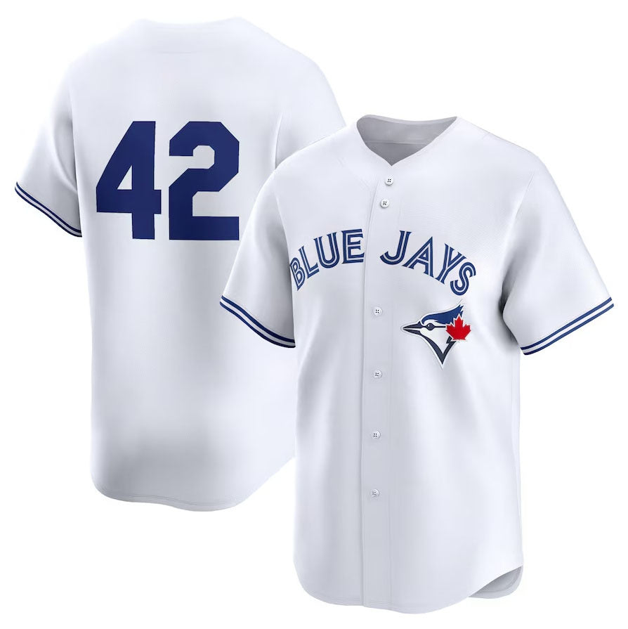 Custom #42 White 2024 Jackie Robinson Day TOR Baseball Shirt Top