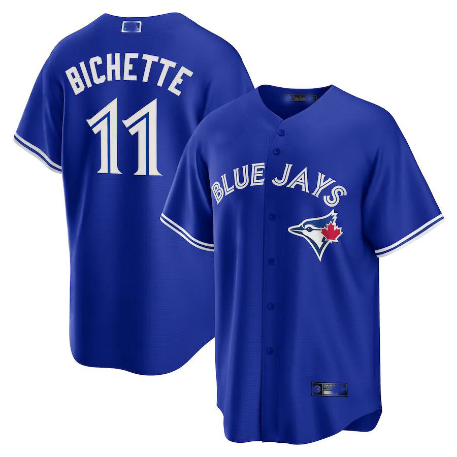 Custom #11 Blue TOR Baseball Shirt Top