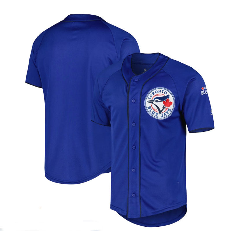 Custom Blue TOR Baseball Shirt Top