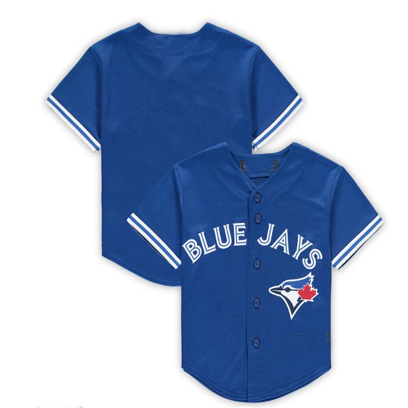 Custom Blue TOR Baseball Shirt Top