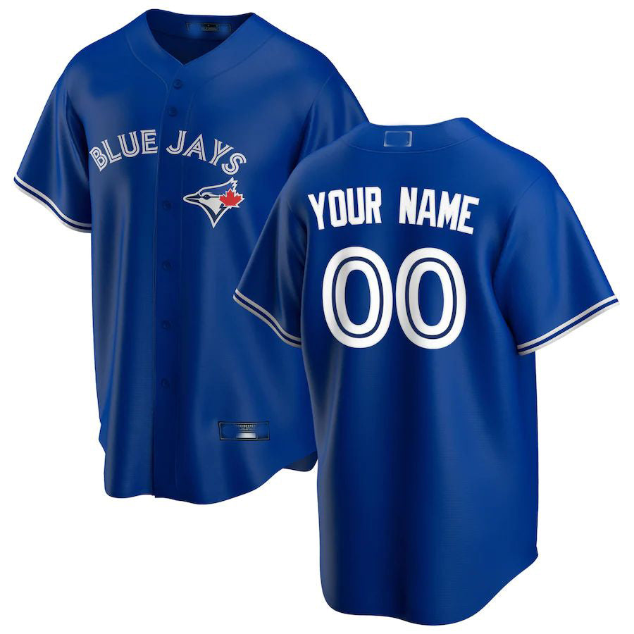 Custom Blue TOR Baseball Shirt Top