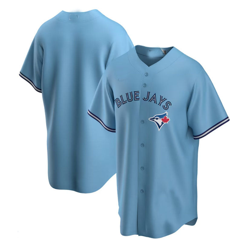 Custom Powder Blue TOR Baseball Shirt Top