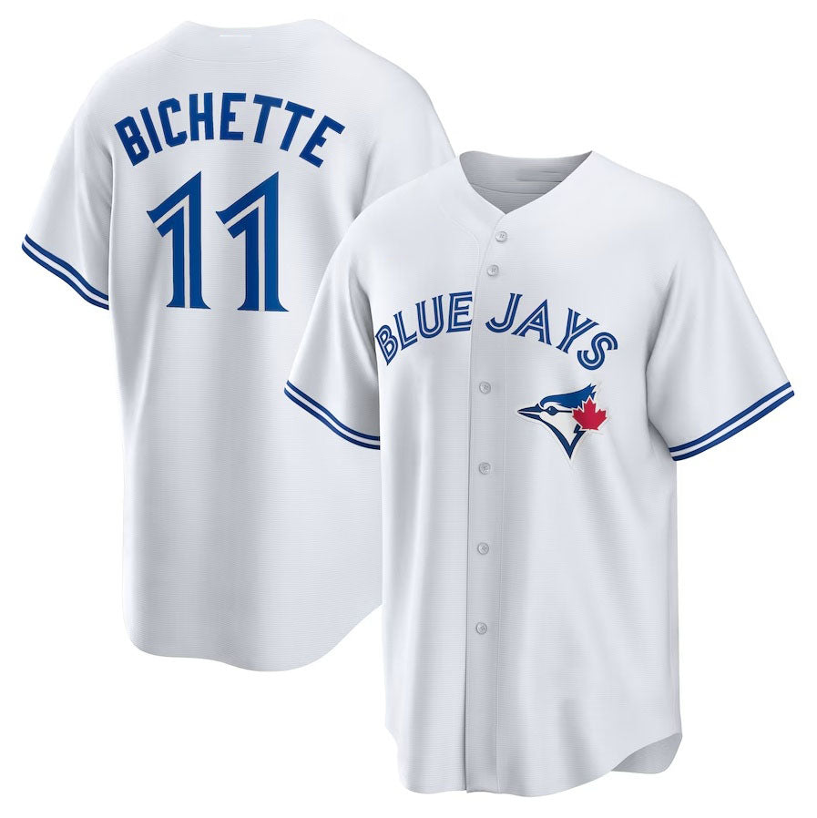 Custom #11 White TOR Baseball Shirt Top