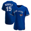 Custom #15 Blue TOR Baseball Shirt Top