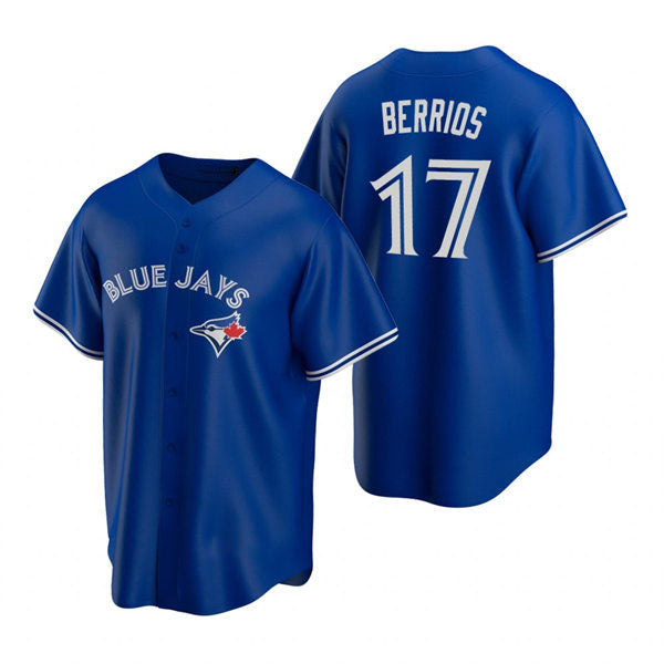 Custom #17 Blue TOR Baseball Shirt Top