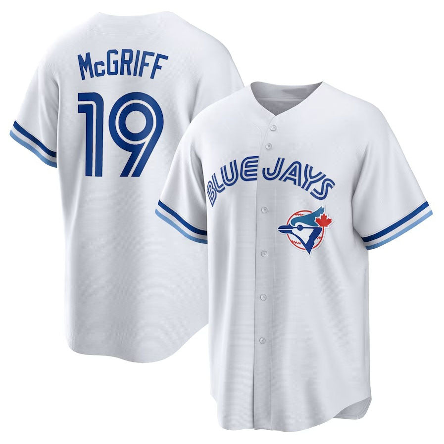 Custom #19 White 2023 Hall Of Fame TOR Baseball Shirt Top