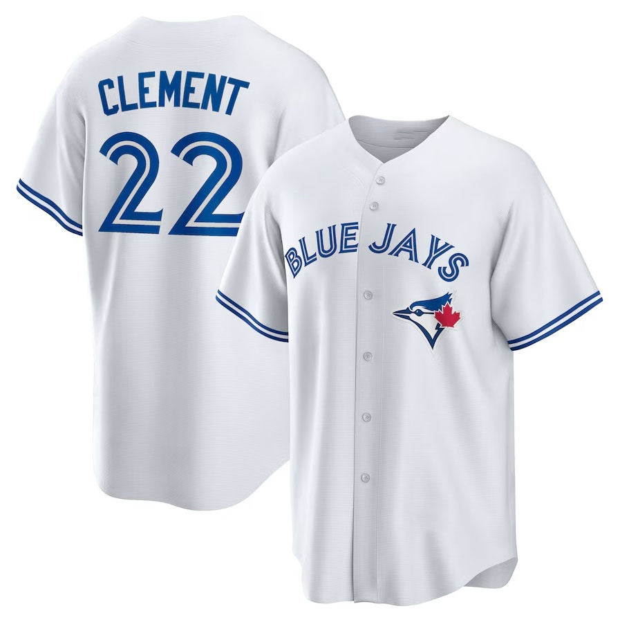 Custom #22 White TOR Baseball Shirt Top