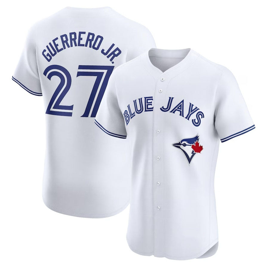 Custom #27 White TOR Baseball Shirt Top