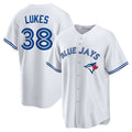 Custom #38 White TOR Baseball Shirt Top