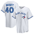 Custom #40 White TOR Baseball Shirt Top