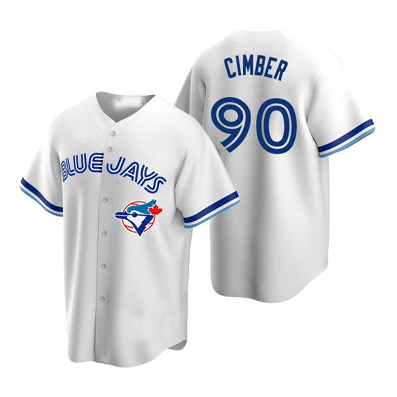 Custom #90 White TOR Baseball Shirt Top