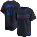 Custom #9 Blue City Connect TOR Baseball Shirt Top