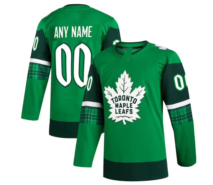 Custom Green 2023 TOR Hockey Shirt Top