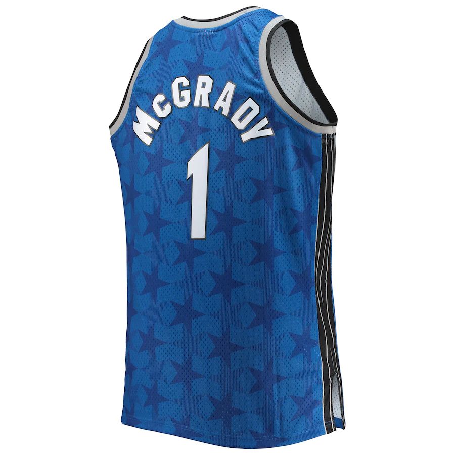 Custom #1 Blue 2000 ORL Basketball Shirt Top