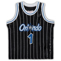 Custom #1 Black 2003 ORL Basketball Shirt Top